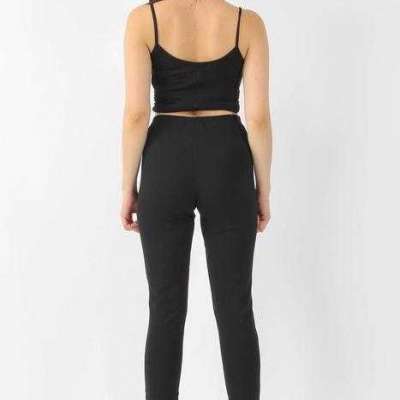 Lace Up Black Trousers Profile Picture