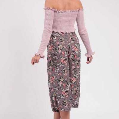 Floral Wide Leg Trousers Profile Picture