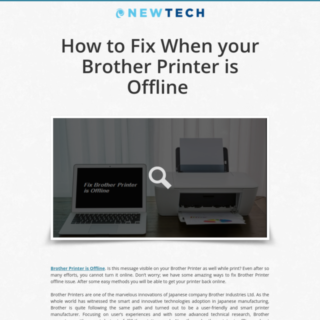 Brother Printer Offline Fix