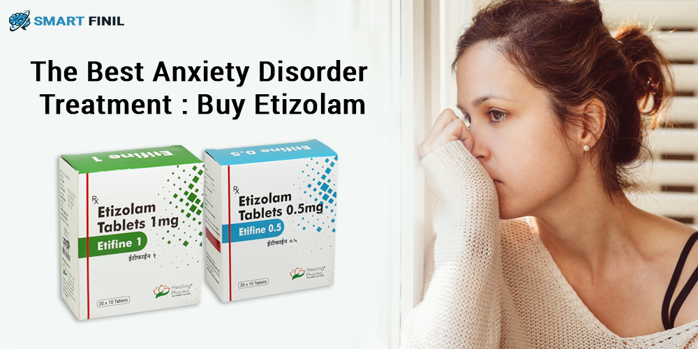 Buy Etizolam 1mg Tablet Online to Overcome Anxiety