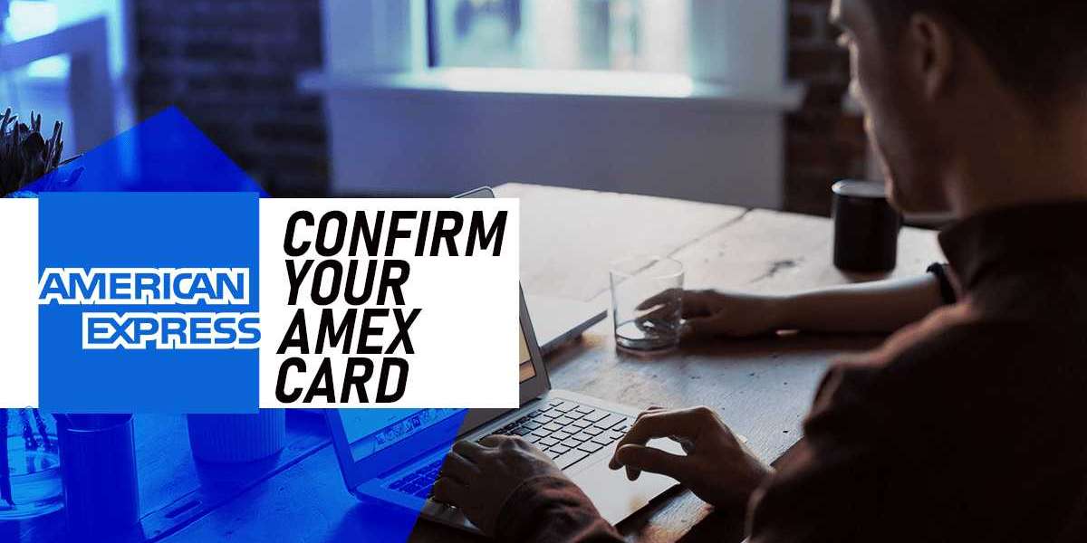 How do I confirm an American Express Card online?