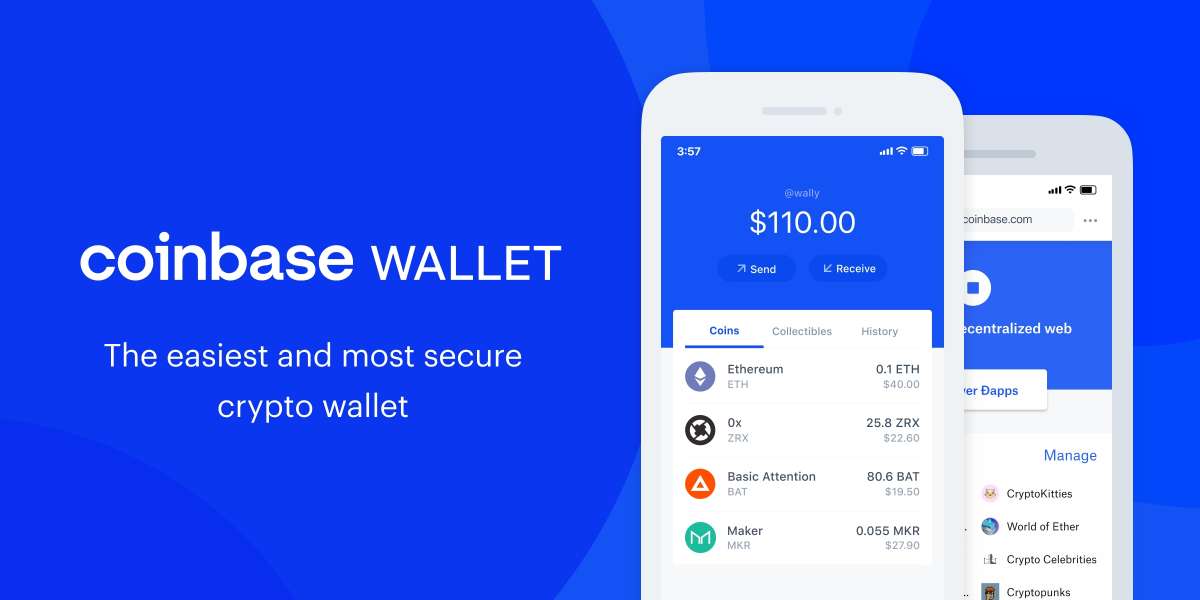 Walkthrough of the Coinbase Wallet service for your crypto