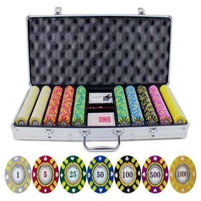 JP Commerce Stripe Suited V2 500 Pc Casino Poker Chips Set Profile Picture