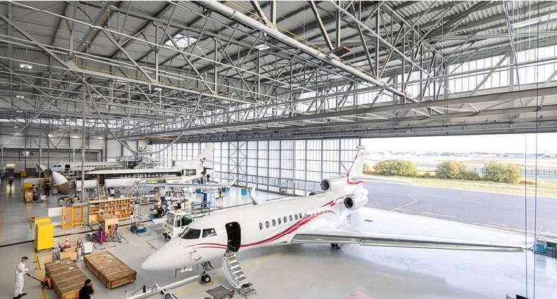 Dassault Falcon’s Merignac service centre celebrated its fifth anniversary