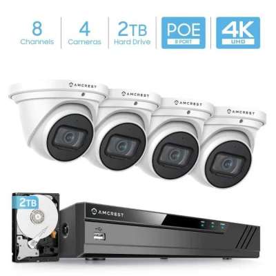 Buy Amcrest 4K Security Camera System w/ 4K 8CH PoE NVR, (4) x 4K (8-Megapixel) IP67 Profile Picture