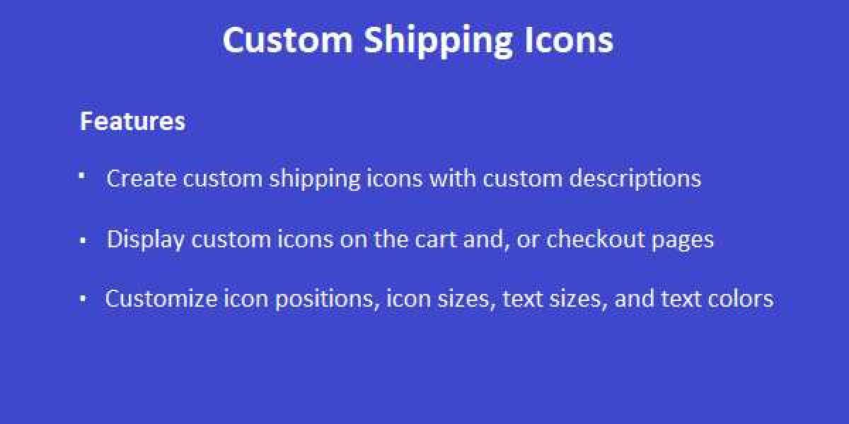 WooCommerce shipping icons and description